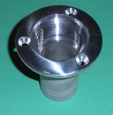 Sea Dog 351300 Stainless Steel Deck Fill W/O Cap 1.5" Hose