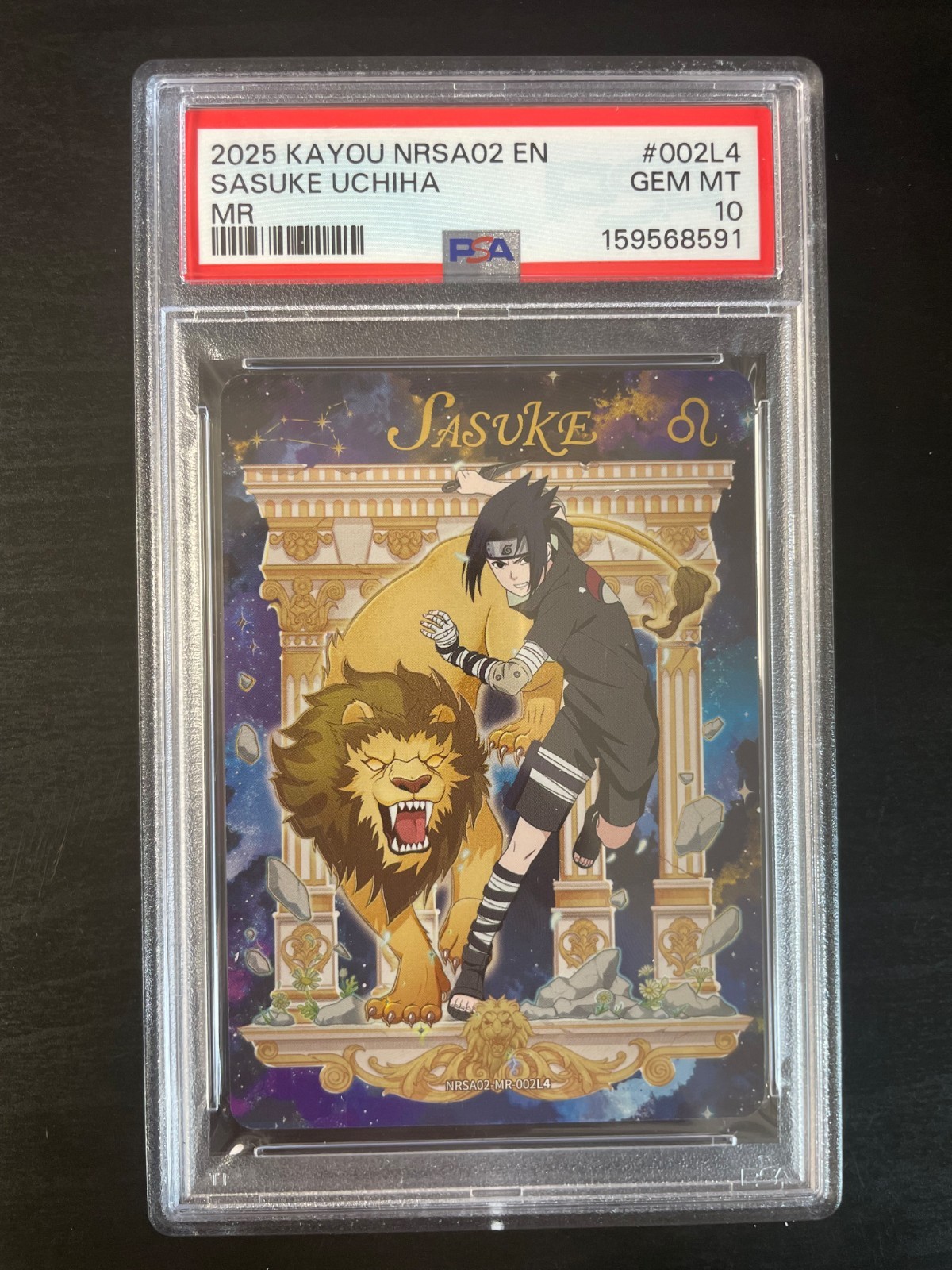 Sasuke Uchiha - Naruto Kayou Series 2 English - NRSA02-MR-002L4 PSA 10 view 1