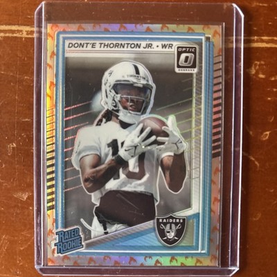 2025 Panini Donruss Optic - Rated Rookie Dont'e Thornton Jr. #279 Fire Prizm...
