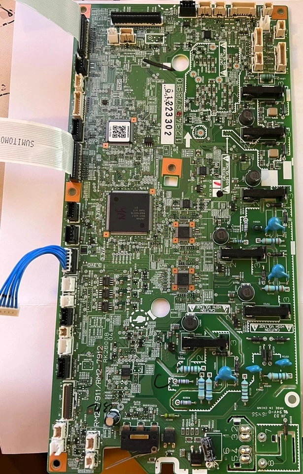 HP Logic Board RM2-7912 (with 3 cables)