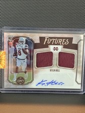 2021 Panini Legacy - Futures Dual Patch Autographs Kylin Hill #FD-KH /299...