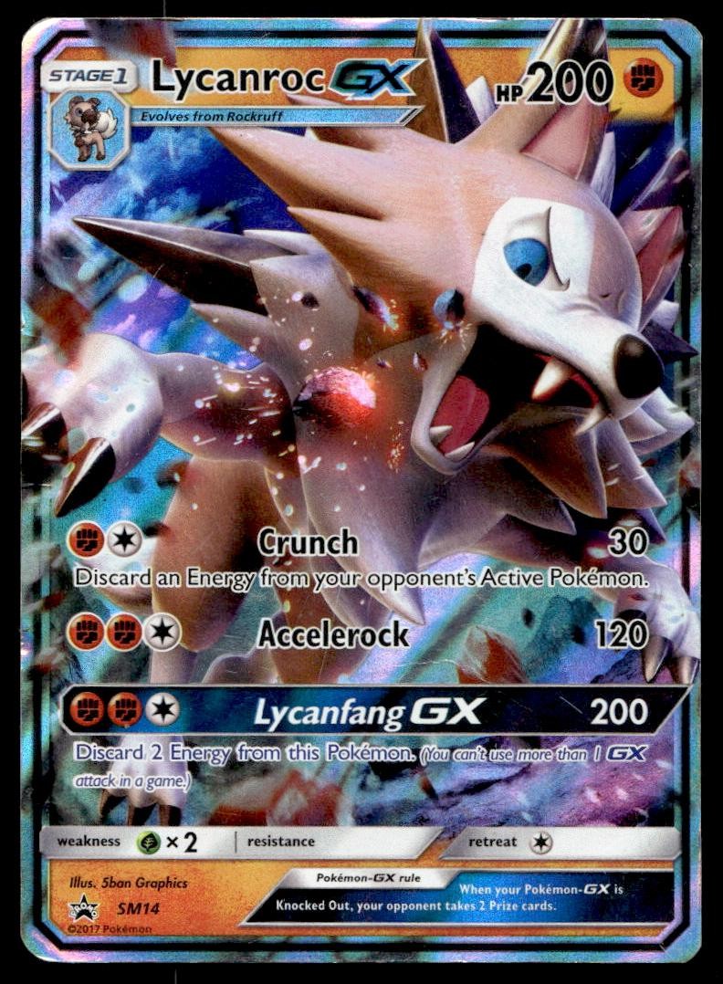 LYCANROC GX - SM14 HOLO PROMO SUN & MOON PROMO POKEMON HP