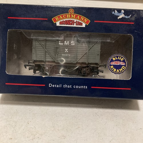 Bachmann 33-625 Nebenbahn Spur O LMS 12T beplankter belüfteter Lieferwagen 511470 in Schachtel | Zustand: Used