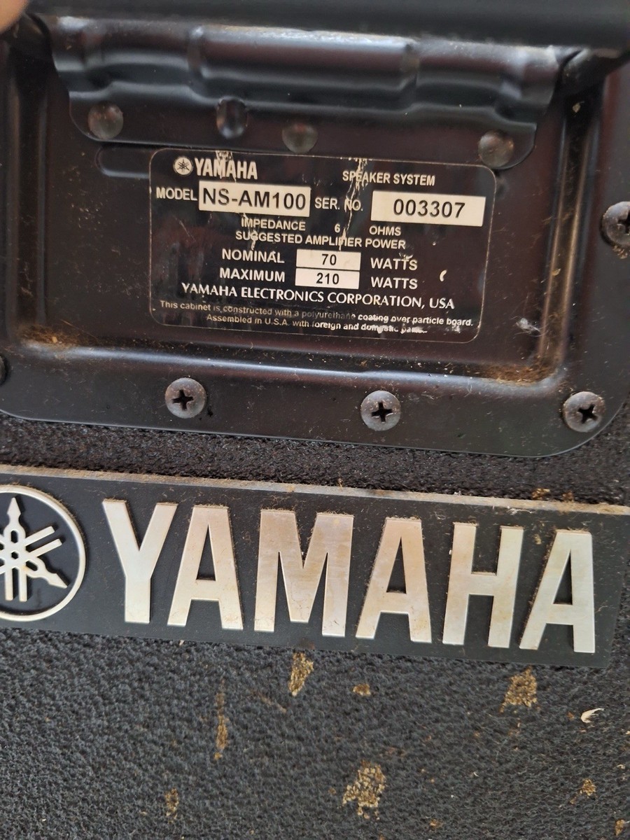 Yamaha NS-AM100 Speakers Pair 6 Ohm 70W Tested Working | eBay
