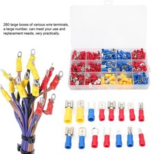 Insulated Crimping Terminal Kit Small Electrical Wiring Connector Boxed 280Pcs