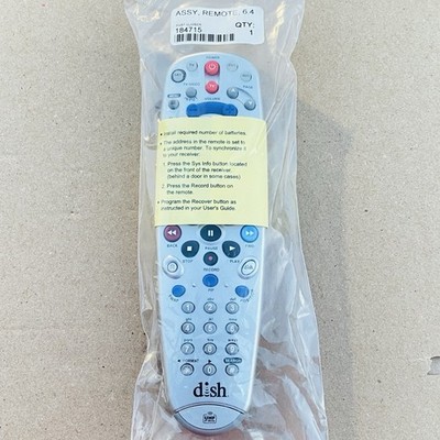 New Dish Network 6.4 IR/UHF Pro Universal  Remote T37 Brand New Sealed