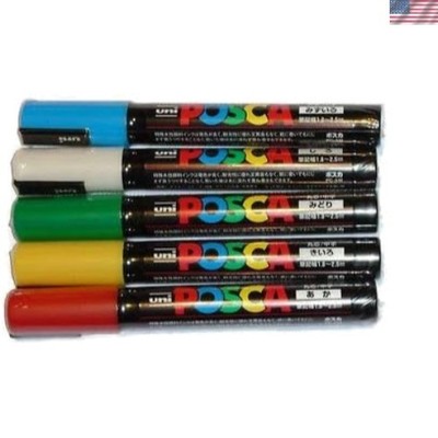 5-Color Beekeeper Marking Pen Set - Ideal for Queen Bee Identification