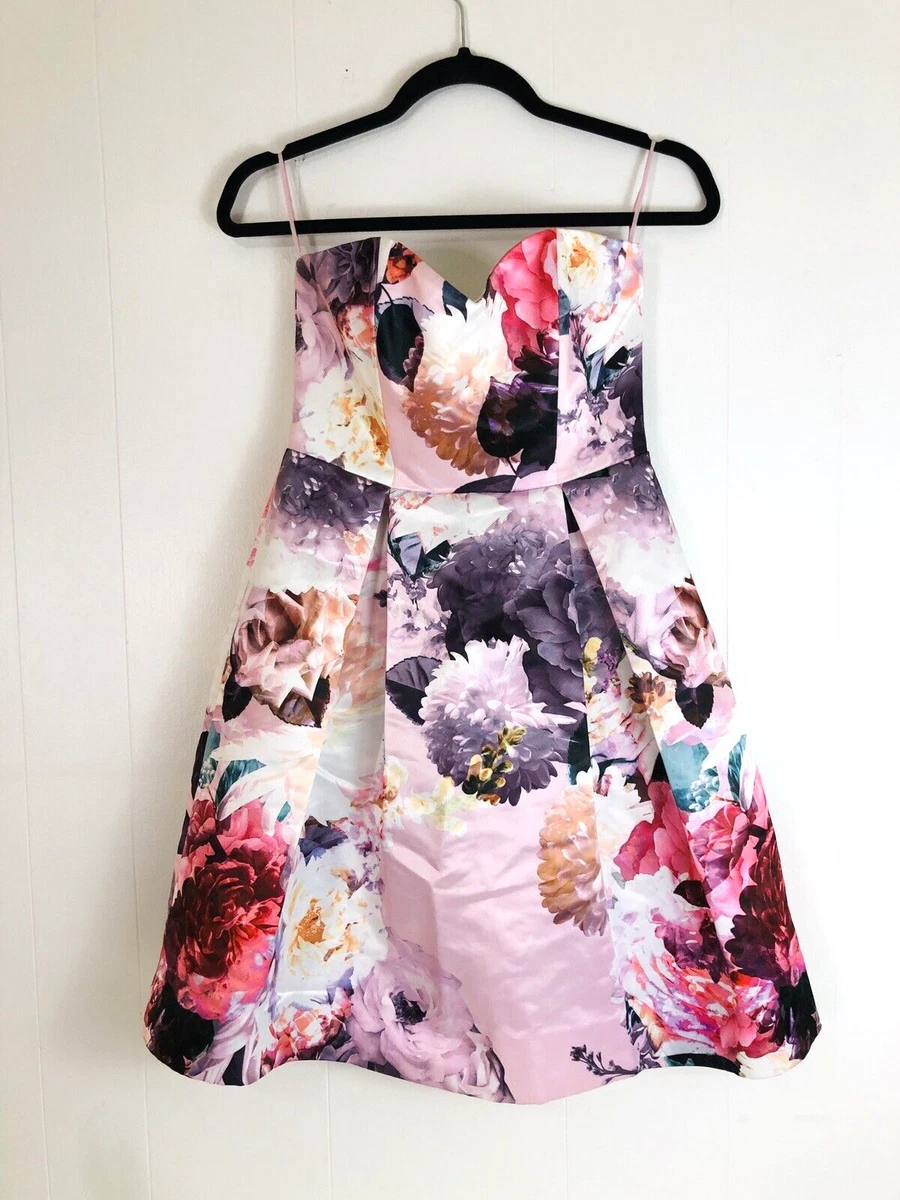 Parker black store floral dress