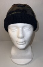 Boys Winter Knit Hat Beanie Cap Camouflage Green Brown Black
