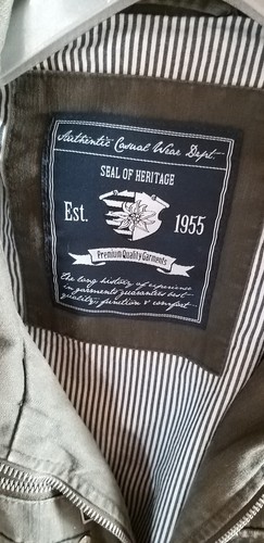 Giacca primavera-estate verde Seal of Heritage Charles Vogele tg. M VESTE 52 - Foto 6 di 16