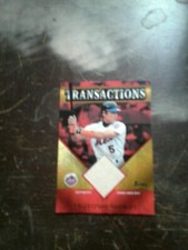 2003 Topps Traded Transactions Bat Relics Tsuyoshi Shinjo # TT-SH