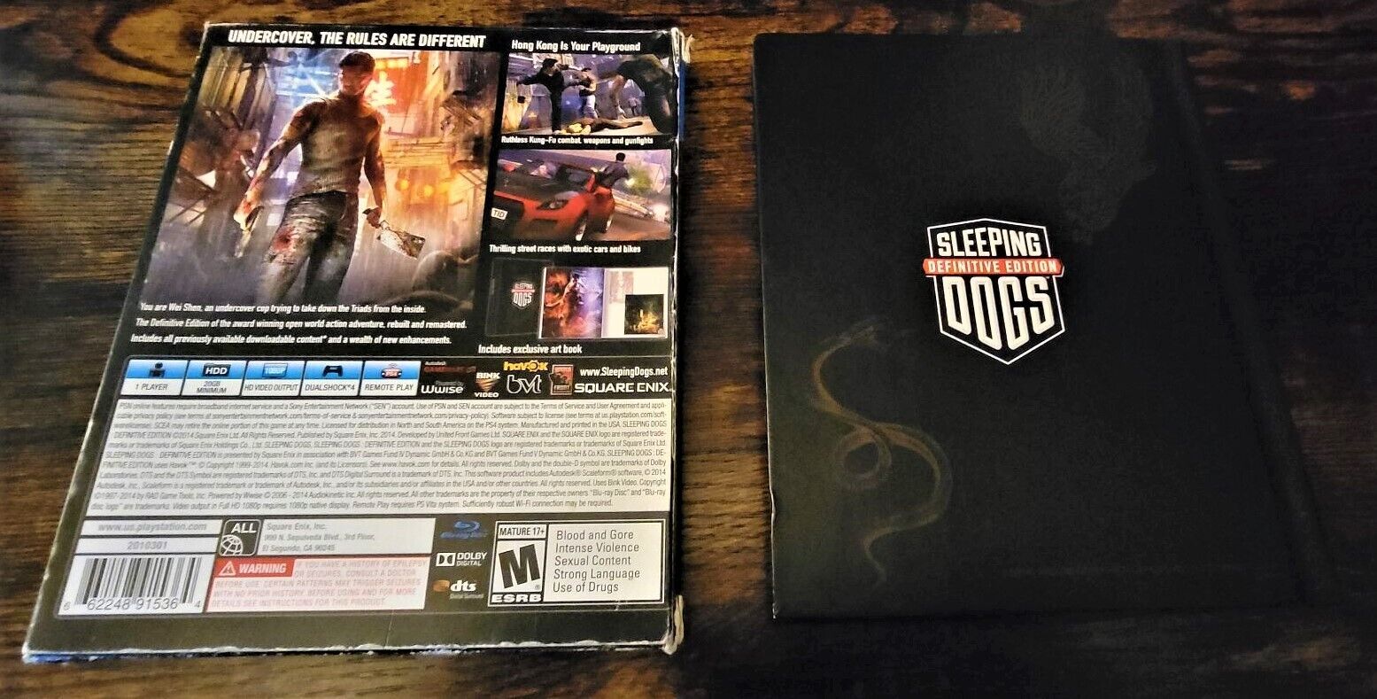 Sleeping Dogs -- Definitive Edition (Sony PlayStation 4, 2014) for sale  online