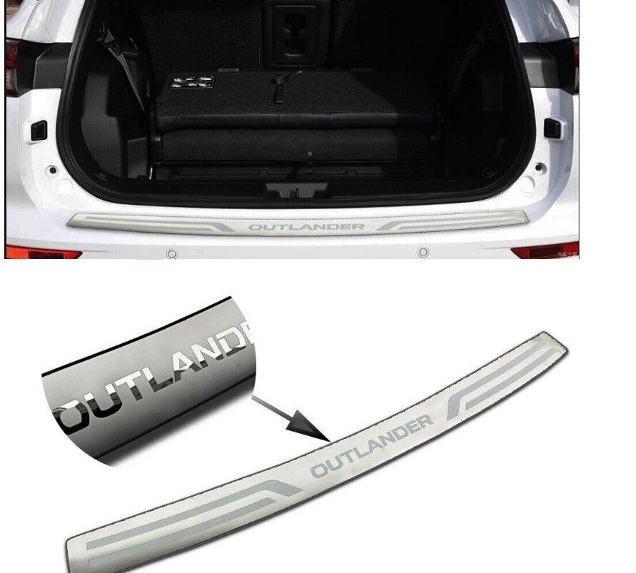 For Mitsubishi Outlander 2023 Accessories Rear Boot Bumper Guard Protector Cover