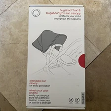 Bugaboo Fox2/ LYNX Sun Canopy Red NEW!!
