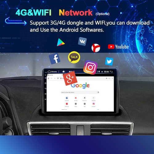 6+128GB For Mazda 3 Axela 2013-2016 CarPlay Android 14 Car Stereo Head Unit Navi - Picture 13 of 19