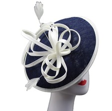 Women's Fascinator Round clip