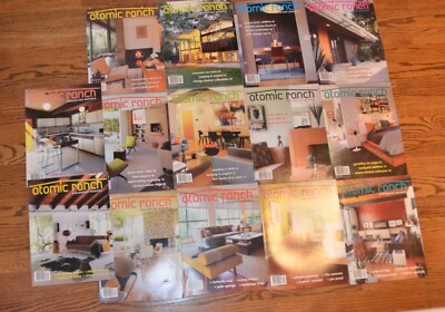 14 Atomic Ranch Magazine Lot Mid Century Marvel 14 issues 2010 to 2013