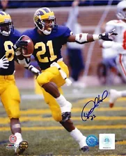 DESMOND HOWARD RP 8x10 PHOTO SIGNED MICHIGAN WOLVERINES HEISMAN POSE