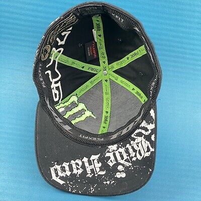 Fox Racing Monster Energy 4 Ricky Carmichael Hat Cap Adult Fox Racing Monster Energy 4 Ricky Carmichael Hat Cap Adult