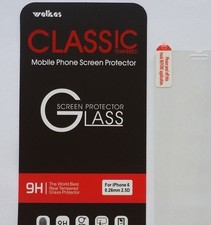 Tempered Glass Screen Protector with Rubber Hard Case Cover For iPhone 6 4.7 