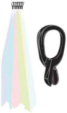 300 Black Scarf Plastic Clips Loop Merchandise Impluse Sales Scarves