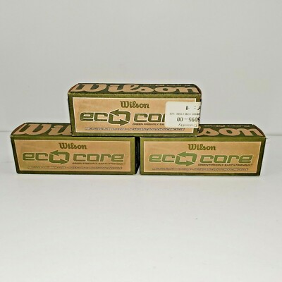 Lot of 3 Wilson 3 pack (9 Balls Total) Eco Core Earth Friendly Golf Balls - New