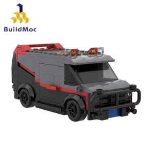 Mini Modèle Van avec l'intérieur 241 Ensemble de jouets de construction de pièces du film MOC Construire