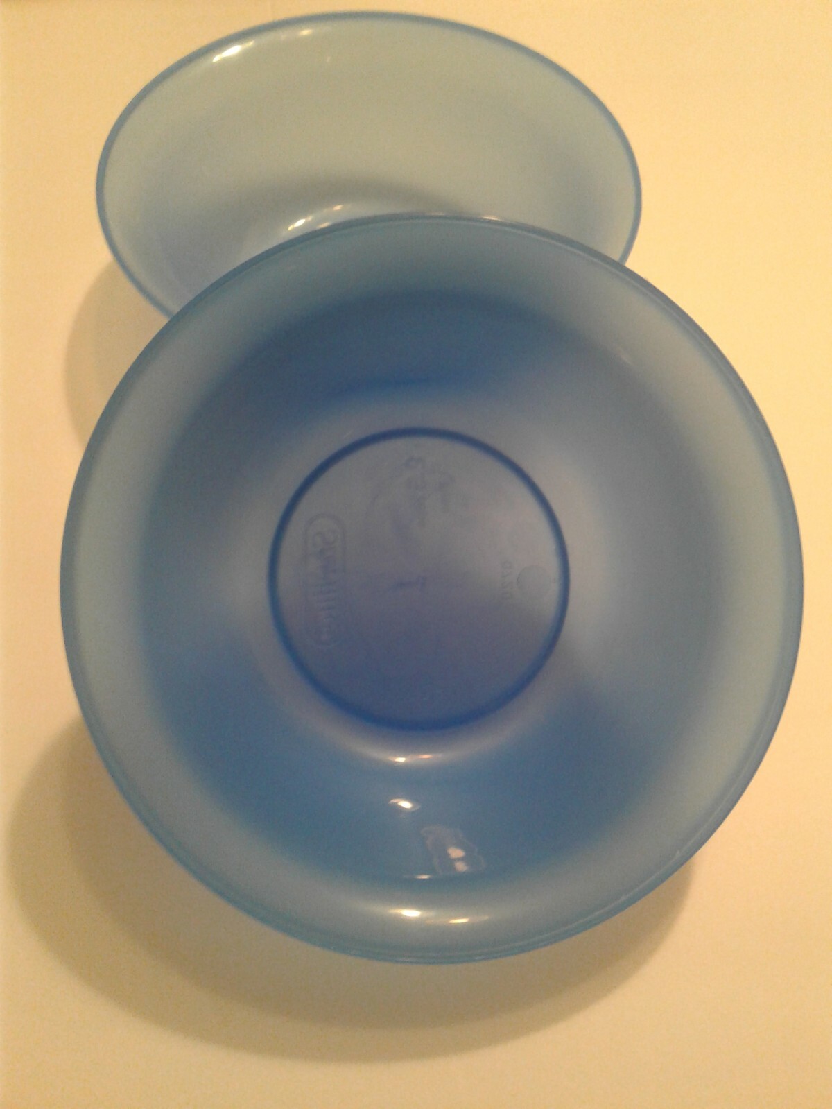 Blue Sterilite Microwave Safe Soup Cereal Oatmeal Bowls 20 Oz Plastic