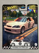Hot Wheels Premium 99 Honda Civic Type R EK9 Non STH Super Treasure Hunt Chase 