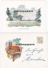 Reklame 800 Jahre München an alle Fernsprechteilnehmer Nil Zigaretten 1958