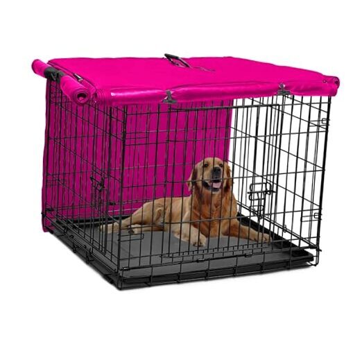 Dog Crate Cover 48 inch XL Dog Kennel Outside Cover, Big Dog Cage for