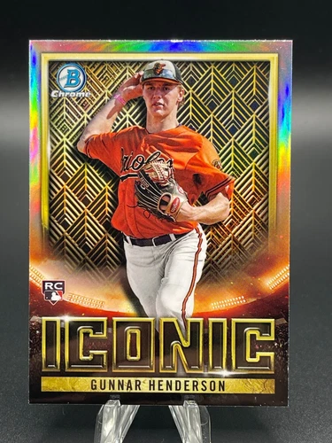 2023 Bowman Chrome Gunnar Henderson RC Iconic Insert #BI-19 Baltimore Orioles