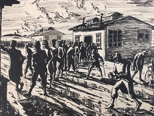 Rare dessins Encre De Chine WW1 Guerre Première Guerre Mondiale Hammelburg 1915