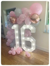 4ft Light Up Letters And Numbers For Hire