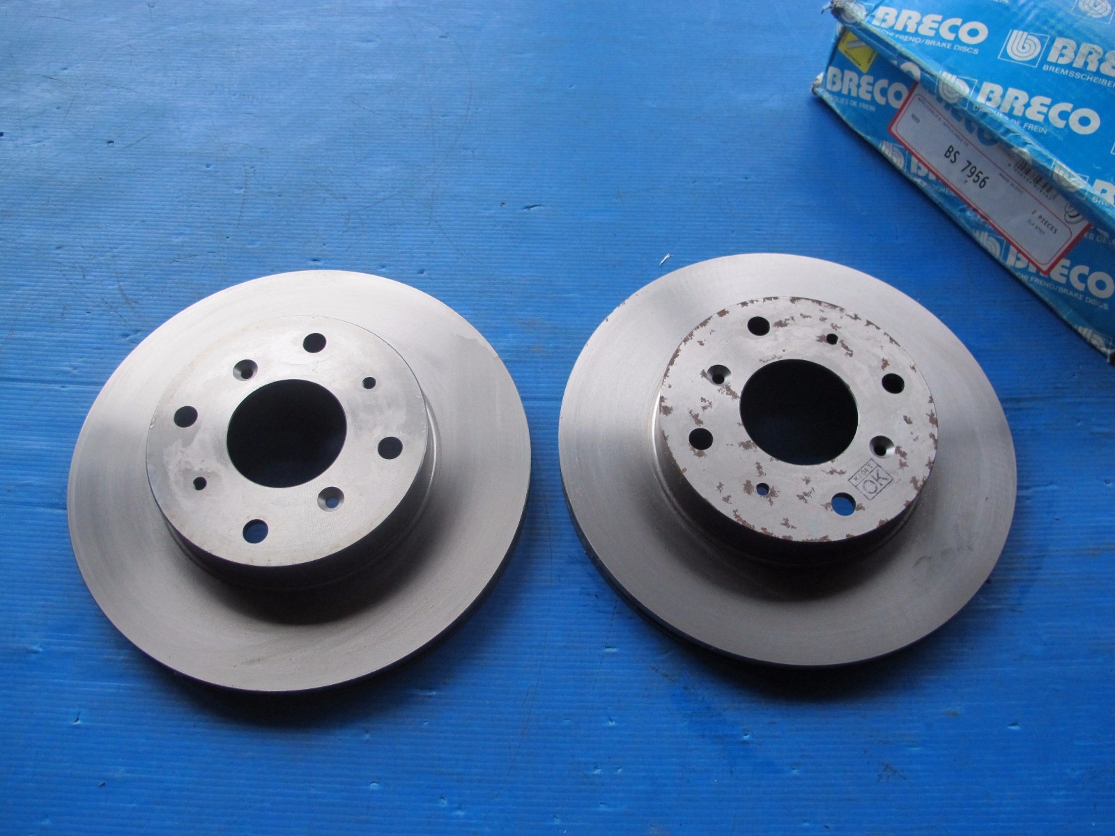 Disques de freins avant BRECO anti-vibration pour Rover 820 et 825 2.5 Turbo Diesel