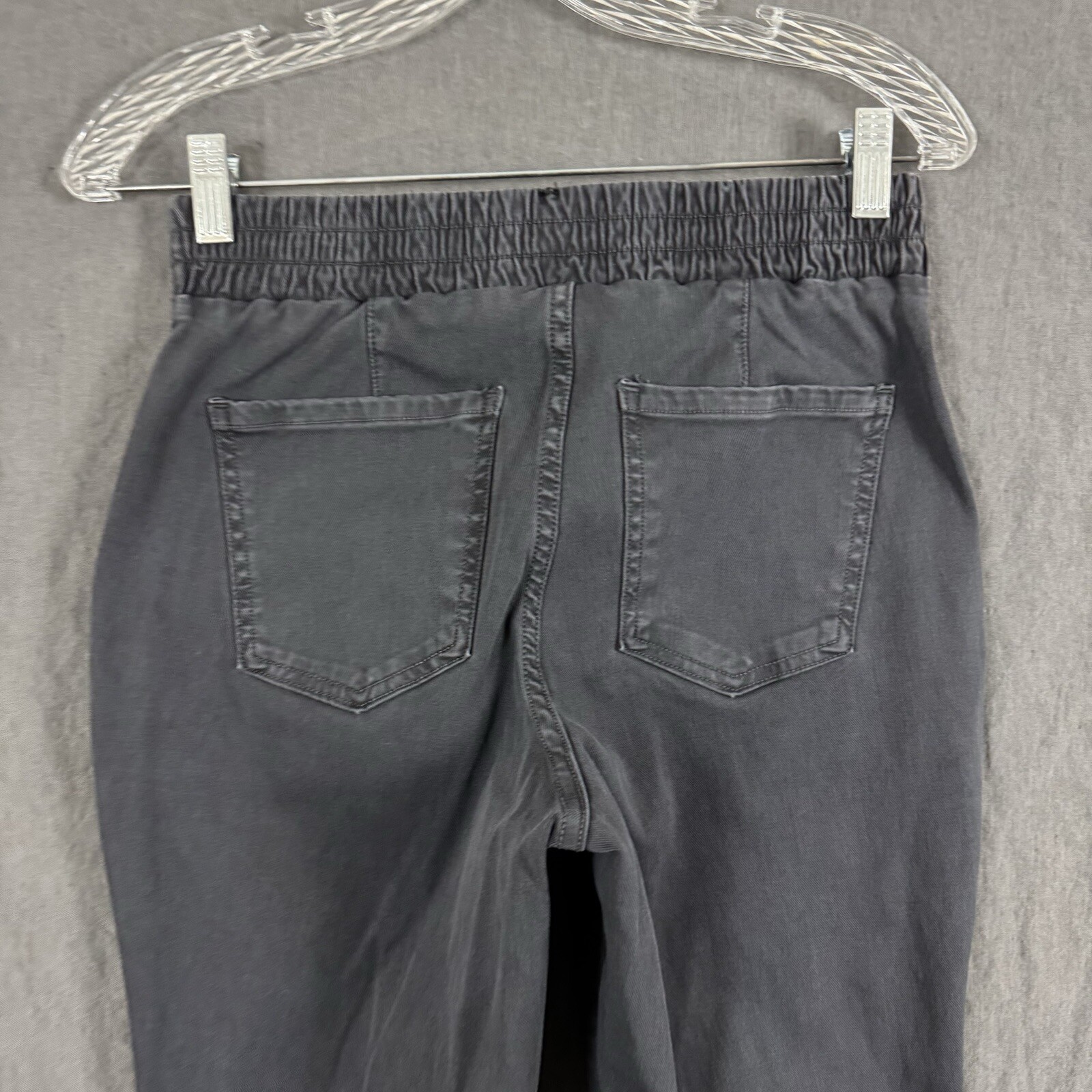 Spanx Women’s Size Small Solid Gray Stretch Twill… - image 4