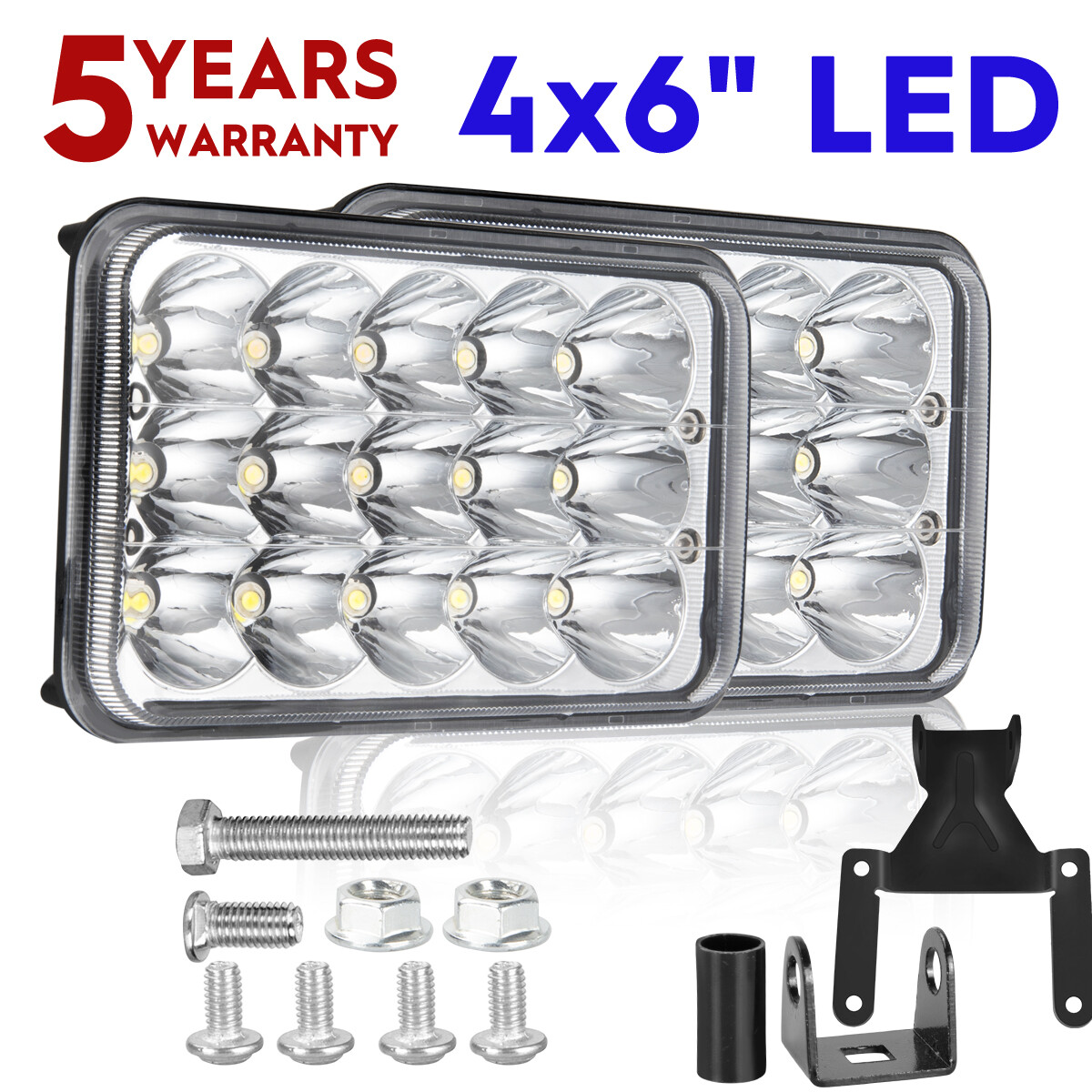 High Power LED Work Lights Headlights For John Deere Tractor AL152328 RE256444