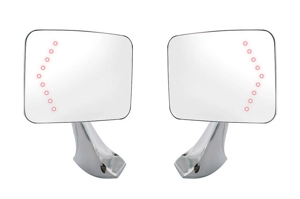 New! 1970-1972 Chevrolet GMC Pickup Truck Side Mirrors w/ LED Turn Signal Bulbs
Opens in a new windo