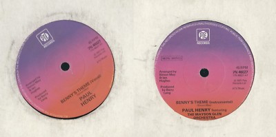 DISCO 45 GIRI PAUL HENRY FEATURING THE MAYSON GLEN ORCHESTRA    BENNY'S THEME