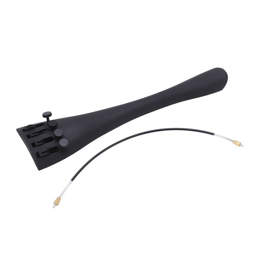 4/4 Cello Tailpiece Carbon Fiber 4 Tuners String Board with Fine Tuning Tail Gut - Picture 8 of 12