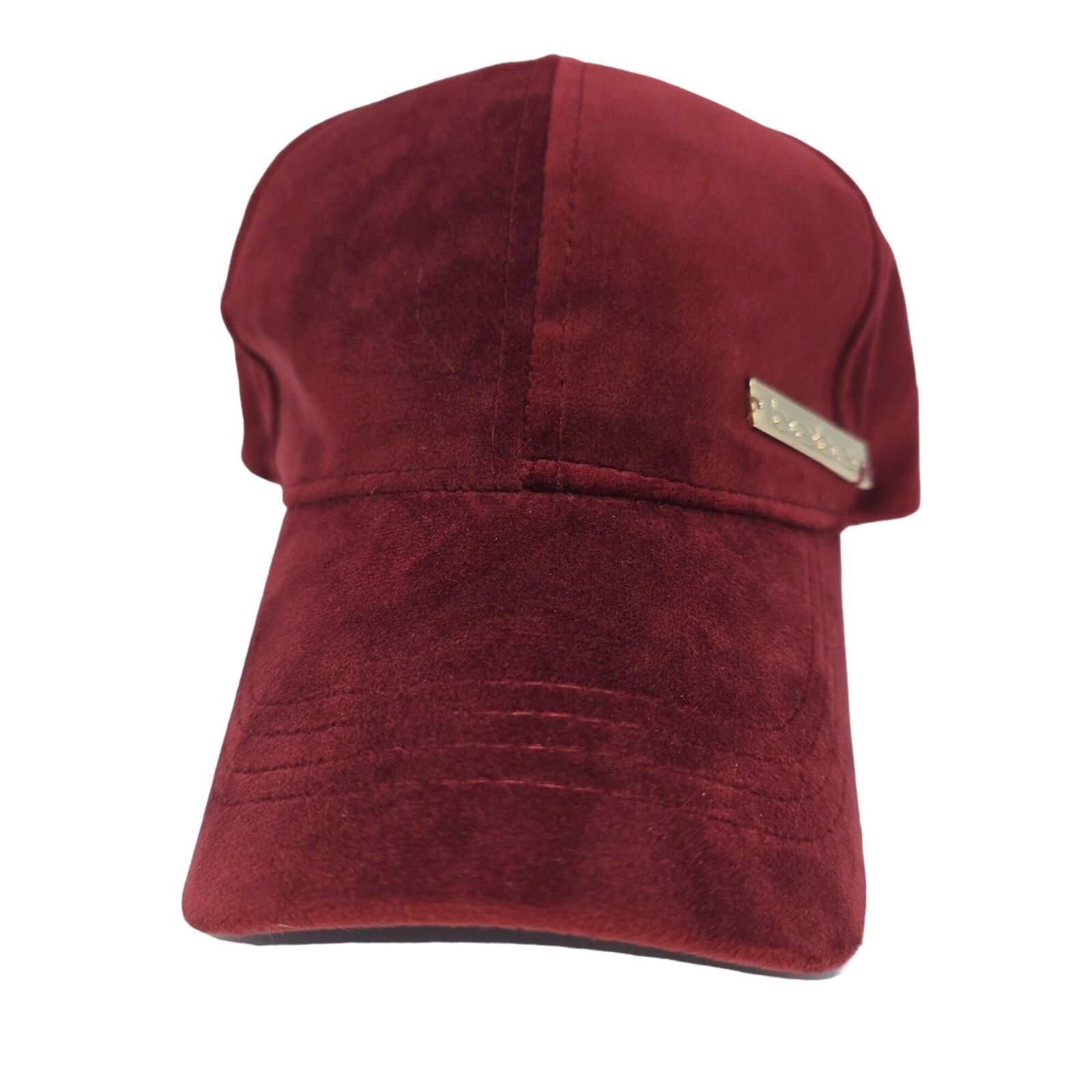 Bebe Baseball Hat Womens Adjustable Burgundy Velv… - image 8