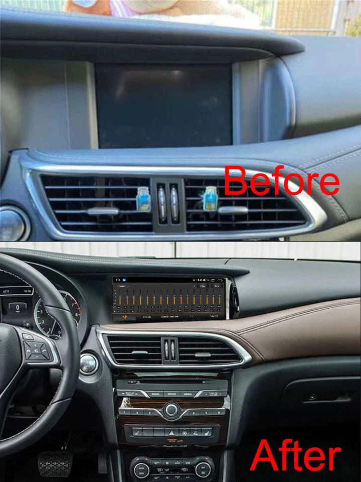 Reproductor de radio estéreo GPS Android pantalla táctil para coche Infiniti QX30 Q30 2015-2018 Foto 3 de 4