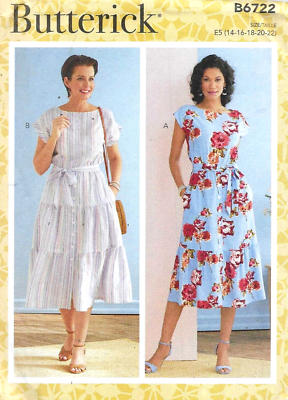 knee length dresses for ladies Girls Tiered Dress Sewing Pattern, PDF DIY Knee Length Dress with Fril –  Dressy Talk main image 0