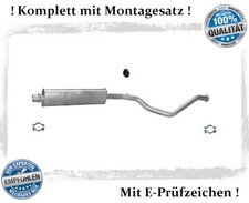 Mittelschalldämpfer für Peugeot 307 Break / SW 2.0 16V Auspuff Montagesatz