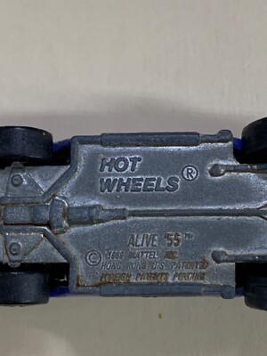 Vintage Hot Wheels Redlines ALIVE '55 Nomad Blue Enamel 1969 Hong