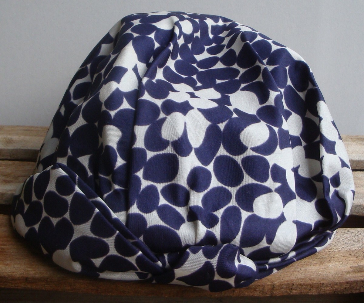Vintage Navy Blue Women\'s Hat Vintage 1940 main image 3