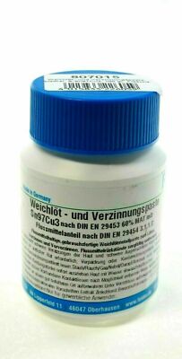 2,05Kg Karosseriezinn + 250g Verzinnungspaste Lötzinn Stangenlot Weichlot