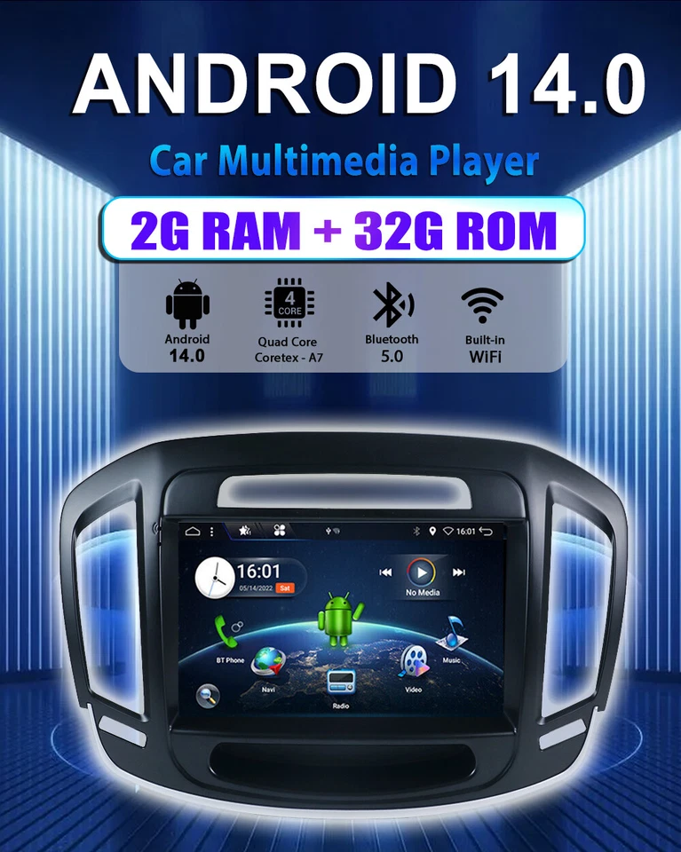 DAB+Car Play Autoradio Für Buick Regal Opel Insignia 2014-2016 Navi Android 14  - Bild 3 von 4