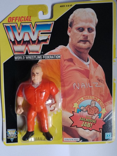 WWF hasbro nailz wrestling figure mib...