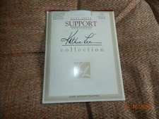 Pantyhose Plus Kathie Lee Control Top White Silky Sheer  sandalfoot